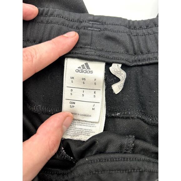 Adidas Pant Men's Small Black Elastic Waist Pockets Straight Leg Pull On Outdoor - Picture 5 of 5